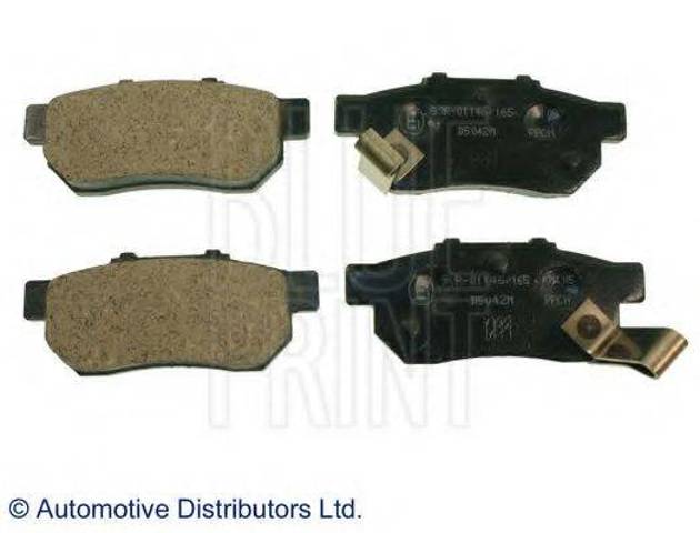 BLUE PRINT ADH24254 Колодки тормозные задние дисковые в наличии Ирпень