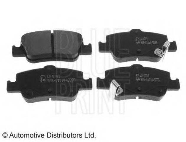 Комплект задних колодок ADT342173 BLUE PRINT