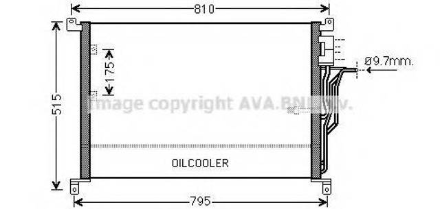 Радиатор охлаждения кондиционера AI5301 AVA