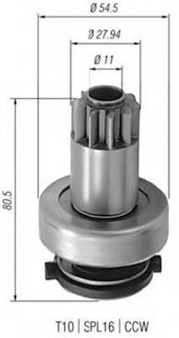 Привод стартера AMB0308 MAGNETI MARELLI