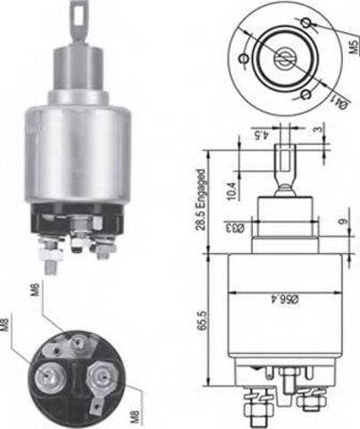 Тяговое реле AME0344 MAGNETI MARELLI