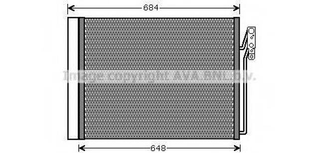 Конденсатор кондиционера AUA5211D AVA