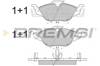 Передние тормозные колодки BP2810 BREMSI