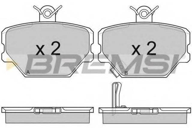 Колодки BP2881 BREMSI