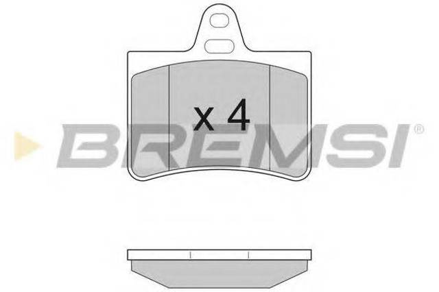 Колодки дисковые  BP2938 BREMSI