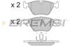 Гальмівні колодки перед. bmw 3(e90)1(e81) 04-13 (ate) (154,8x63,6x20) BP3108