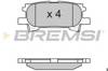 Задние дисковые колодки BP3169 BREMSI