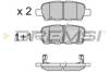 Колодки дисковые  BP3351 BREMSI