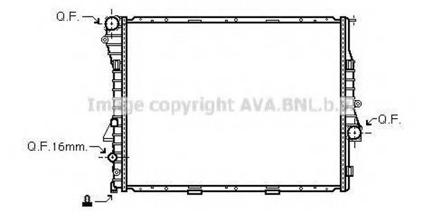 Радиатор BWA2276 AVA