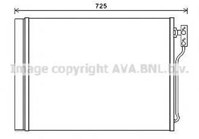 Трубопроводы и радиатор кондиционера BWA5435D AVA