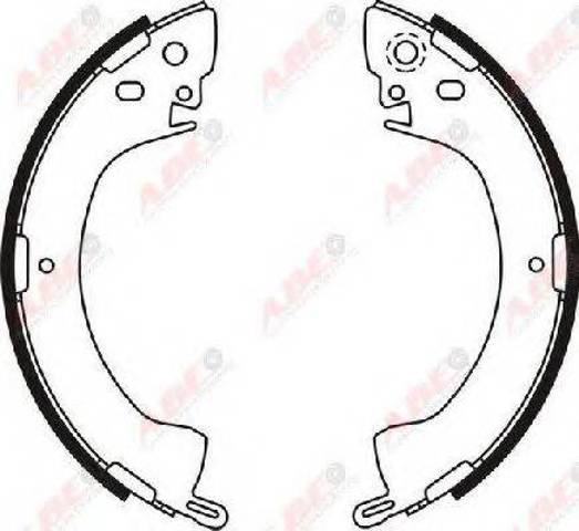 Барабанные тормозные колодки C05001ABE ABE