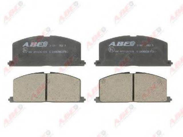ABE C12035ABE Передние тормозные колодки в наличии Запорожье