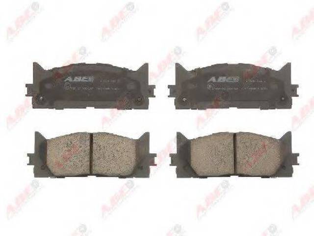 Колодки тормозные дисковые комплект C12120ABE ABE
