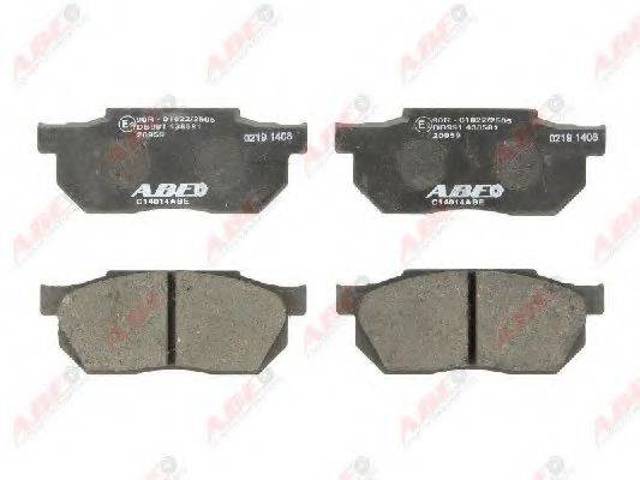 C14014ABE ABE Колодки тормозные передние дисковые купить в Ирпень