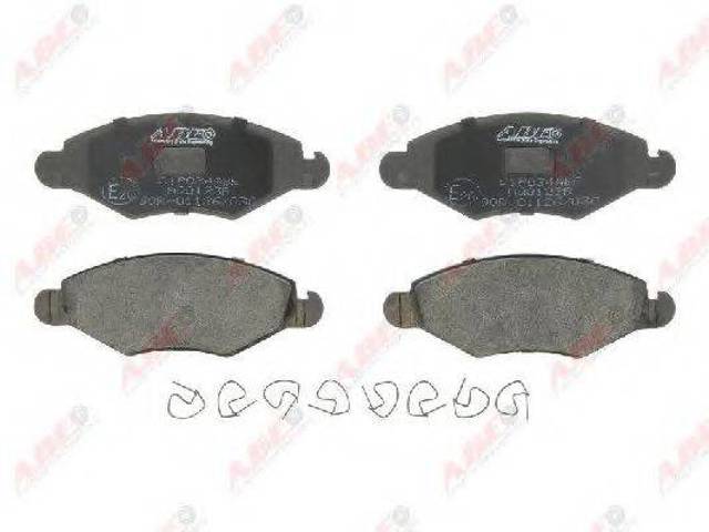 ABE C1P034ABE Колодки тормозные передние дисковые в наличии Черновцы