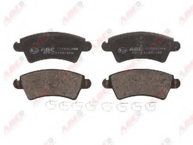 Колодки тормозные передние дисковые C1P041ABE ABE