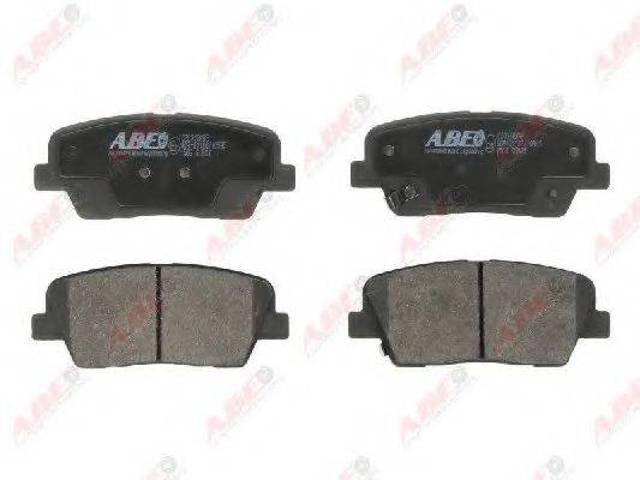 Колодки тормозные дисковые комплект C20316ABE ABE