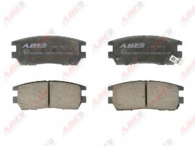 ABE C25005ABE Колодки тормозные задние дисковые в наличии Винница