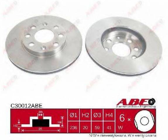 Тормоз дисковый передний C30012ABE ABE