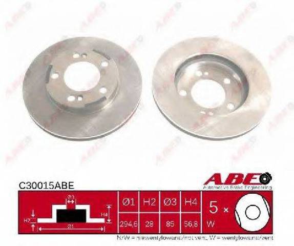 Диск тормозной передний C30015ABE ABE