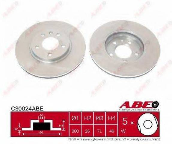Ротор тормозной C30024ABE ABE