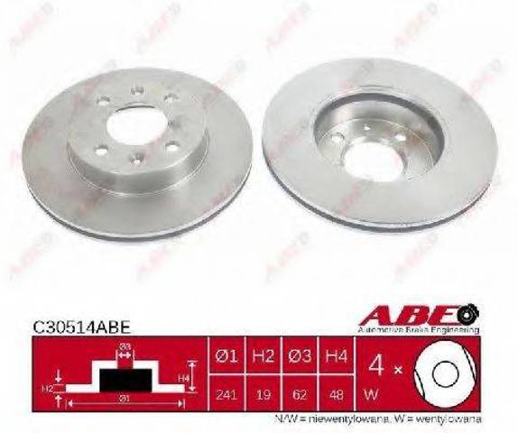 Передний тормозной диск C30514ABE ABE