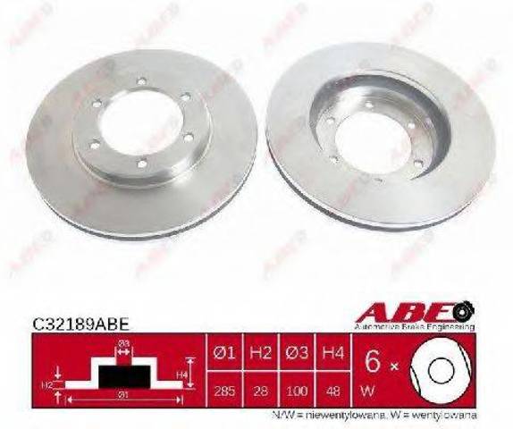 Передний тормозной диск C32189ABE ABE