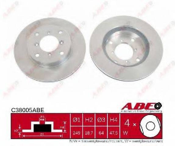 Передний тормозной диск C38005ABE ABE