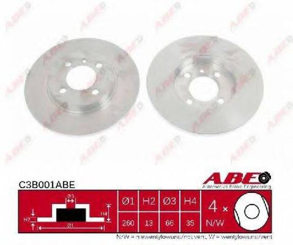 Передний тормозной диск C3B001ABE ABE