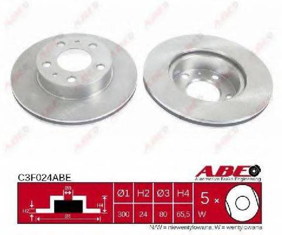 Диск тормозной передний C3F024ABE ABE