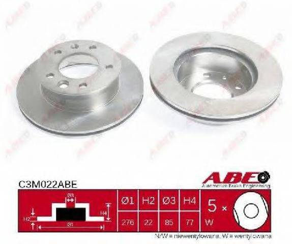 Тормоз дисковый передний C3M022ABE ABE