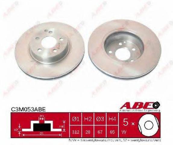 Передний тормозной диск C3M053ABE ABE