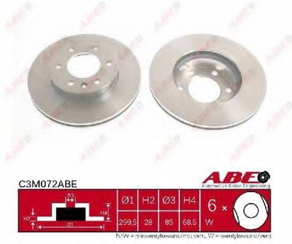 Тормоз дисковый передний C3M072ABE ABE