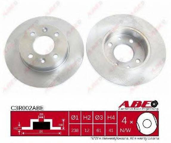 C3R002ABE ABE Диск тормозной передний купить в Запорожье