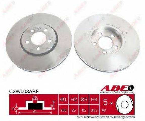 Ротор тормозной C3W003ABE ABE