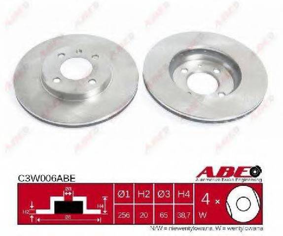 Ротор тормозной C3W006ABE ABE