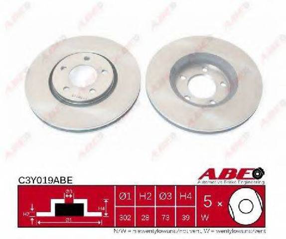 Тормоз дисковый передний C3Y019ABE ABE