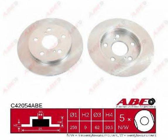 Задний тормозной диск C42054ABE ABE