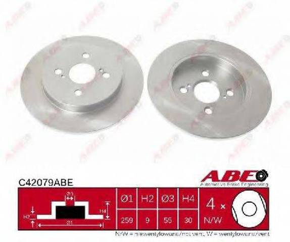 Задний тормозной диск C42079ABE ABE