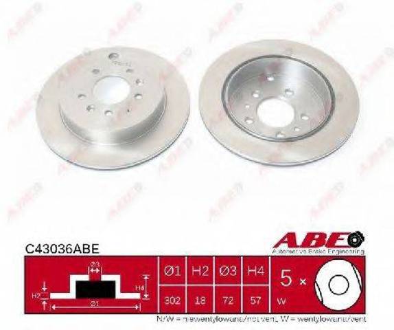 Задний дисковый тормоз C43036ABE ABE
