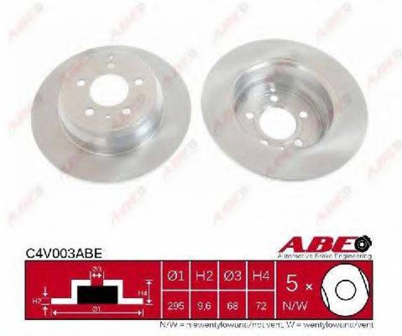 Тормозные диски C4V003ABE ABE