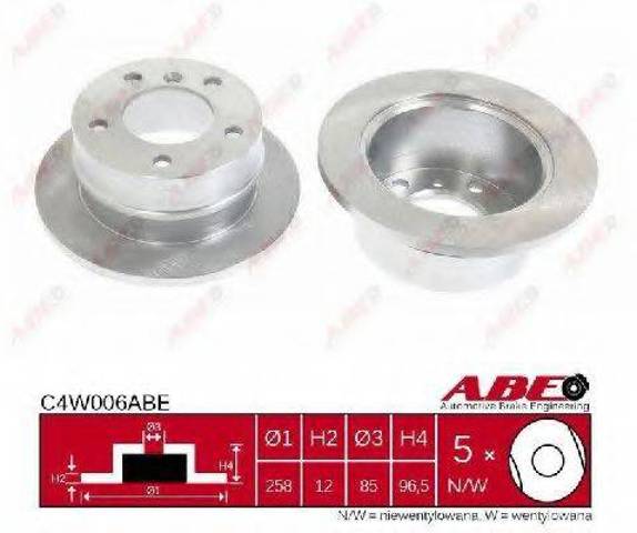 Тормозные диски C4W006ABE ABE