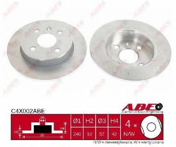 Тормозной диск C4X002ABE ABE