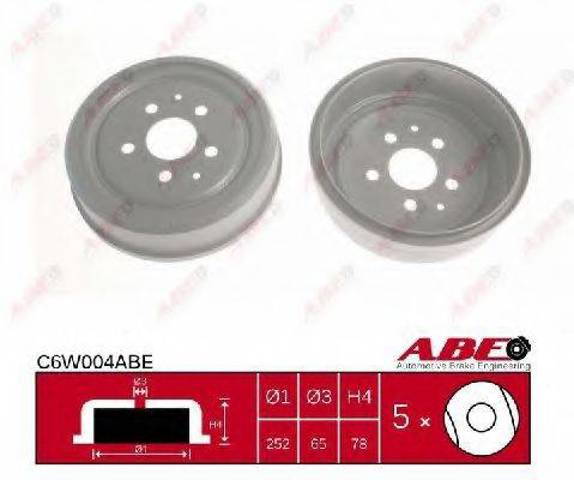 Барабан тормозной задний C6W004ABE ABE