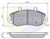 Колодки тормозные передние дисковые CBP01021 COMLINE