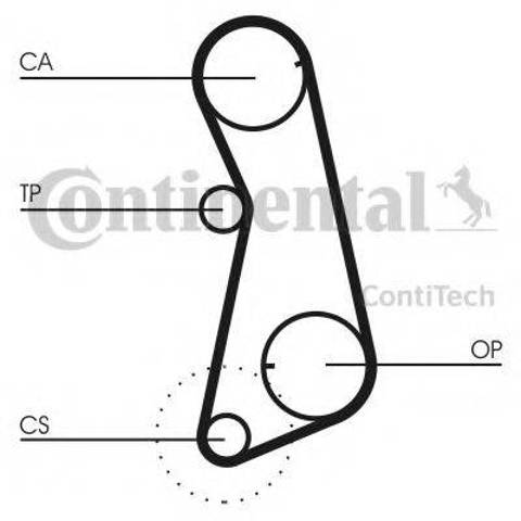 CONTINENTAL CT637 Ремень ГРМ в наличии Тернополь