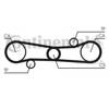 Ремень газораспределительного механизма CT654 CONTINENTAL