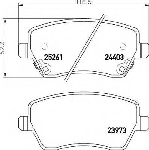 Колодки D10601HA0B NISSAN