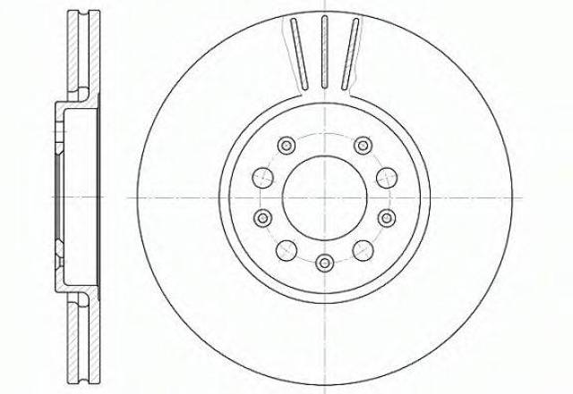 Гальмівний диск D654410
