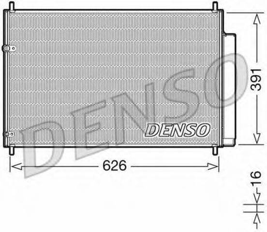 Конденсатор системы охлаждения DCN50041 DENSO